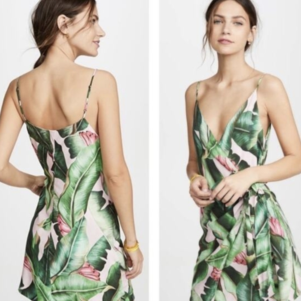 Farm RIO Tropical WRAP DRESS Small